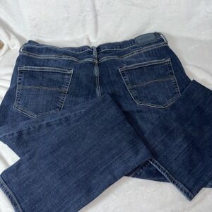Lucky Brand 410 Athletic Slim Jeans Mens 40x34 Dark Wash Blue Denim Stretch EUC